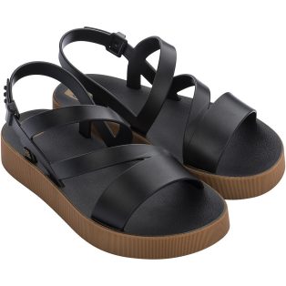 Zaxy Urban Sandal Plat női szandál, fekete/barna
