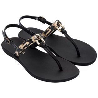 Grendha Uba Tresse Sandal női szandál, fekete