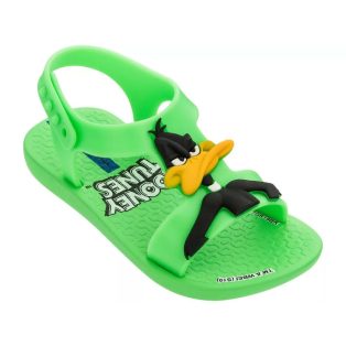   Ipanema Looney Tunes Bolondos Dallamok Dodó kacsás baby és gyermek szandál, zöld