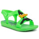 Ipanema Looney Tunes Bolondos Dallamok Dodó kacsás baby és gyermek szandál, zöld, méret: 22/23