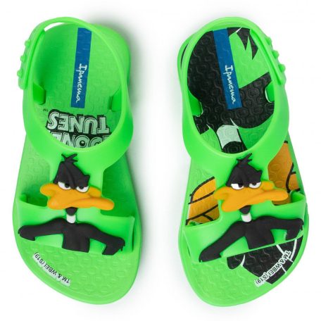 Ipanema Looney Tunes Bolondos Dallamok Dodó kacsás baby és gyermek szandál, zöld, méret: 25/26