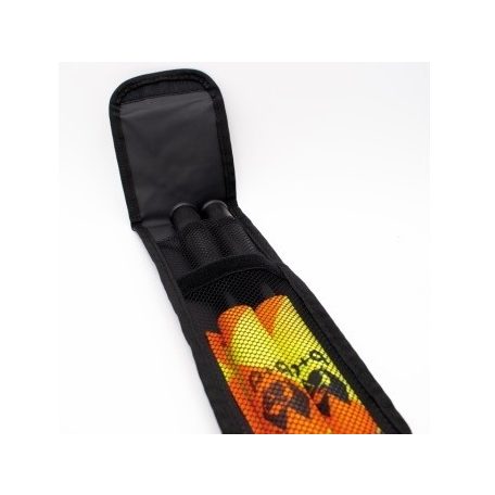 aprókockás fix nyelű zászlószett, nylon vászon védőtokkal