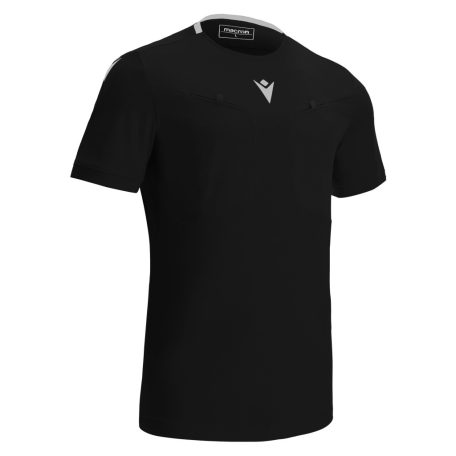 Macron Frisk rövidujjú játékvezetői mez, fekete, 2XL-es méret