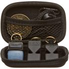 3 darabos játékvezetői sípszett, síptárolóval és különleges Fox40 dobóérmével