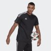 adidas Tiro 21 galléros póló, fekete, XS méret