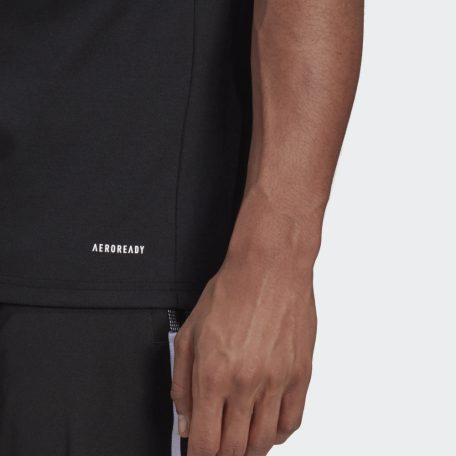 adidas Tiro 21 galléros póló, fekete, XS méret