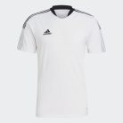 adidas Tiro 21 edzőpóló, fehér, M méret