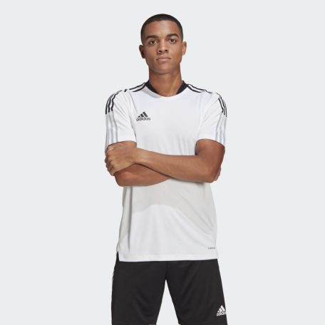adidas Tiro 21 edzőpóló, fehér, XS méret