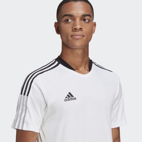 adidas Tiro 21 edzőpóló, fehér, XS méret