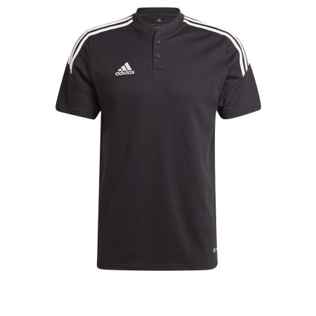 adidas Condivo 22 galléros póló, fekete