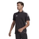 adidas Condivo 22 galléros póló, fekete, L-es méret