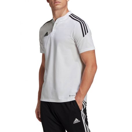 adidas Condivo 22 galléros póló, fehér