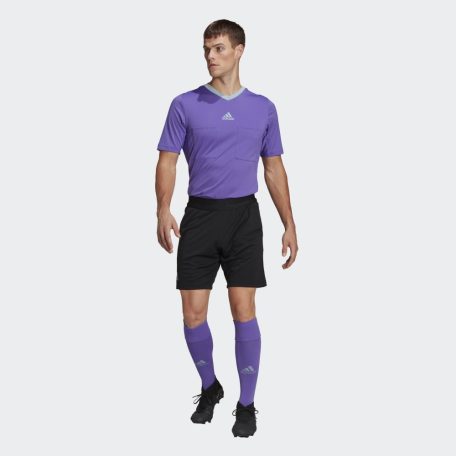 adidas REF 22 rövidujjú játékvezetői mez, lila, méret: L