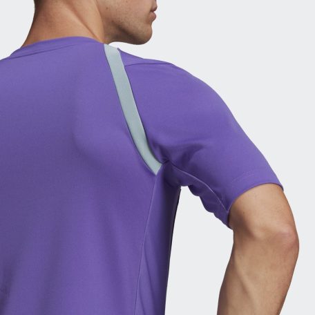 adidas REF 22 rövidujjú játékvezetői mez, lila, méret: M