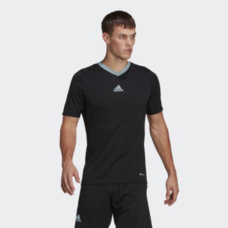 adidas REF 22 rövidujjú játékvezetői mez, fekete, méret: L