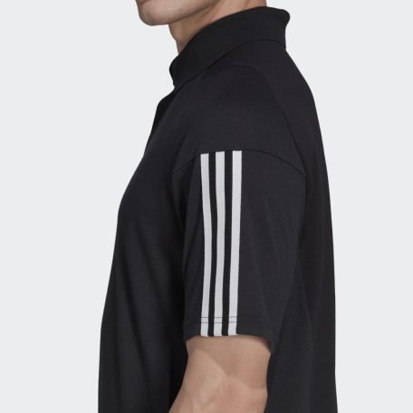 adidas Tiro 23 galléros póló, fekete, M méret