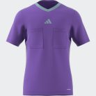 adidas REF 22 rövidujjú játékvezetői mez új logóval, lila, méret: S