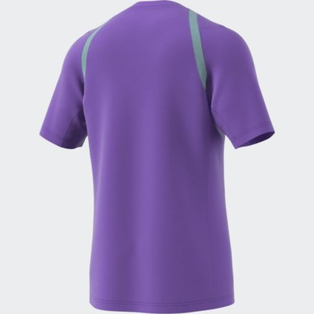 adidas REF 22 rövidujjú játékvezetői mez új logóval, lila, méret: S
