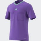 adidas REF 22 rövidujjú játékvezetői mez új logóval, lila, méret: XL