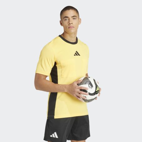 adidas REF 24 rövidujjú játékvezetői mez, sárga, S-es méret