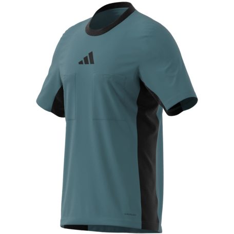 adidas REF 24 rövidujjú játékvezetői mez, kékeszöld, M-es méret