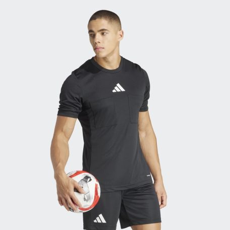 adidas REF 24 rövidujjú játékvezetői mez, fekete, L-es méret