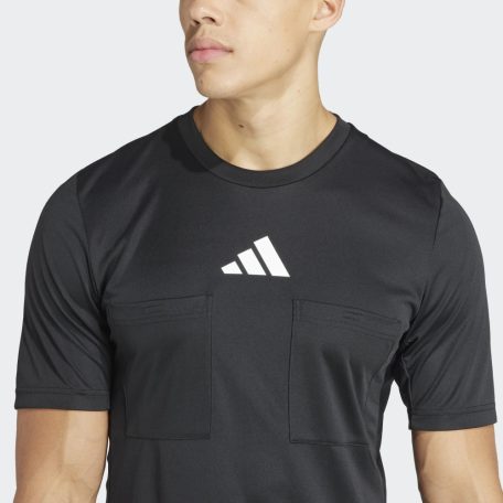 adidas REF 24 rövidujjú játékvezetői mez, fekete, S-es méret