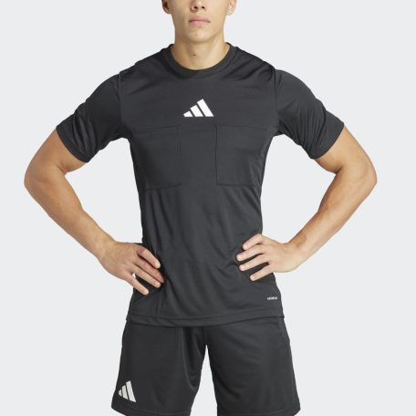adidas REF 24 rövidujjú játékvezetői mez, fekete
