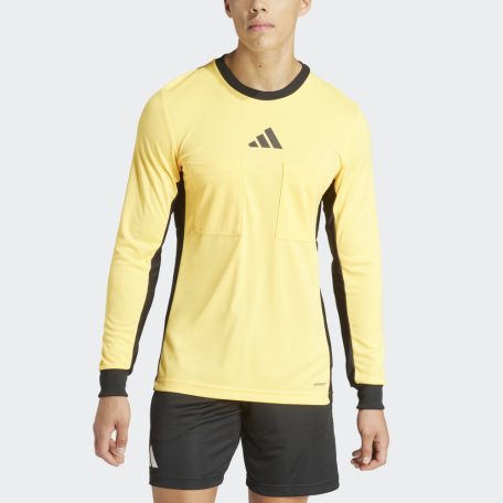adidas REF 24 hosszúujjú játékvezetői mez, sárga, M-es méret