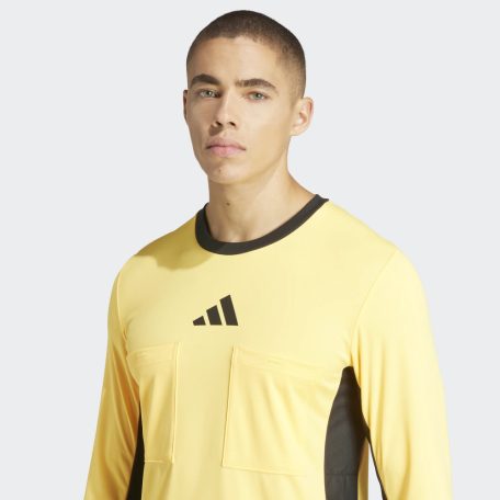 adidas REF 24 hosszúujjú játékvezetői mez, sárga, S-es méret