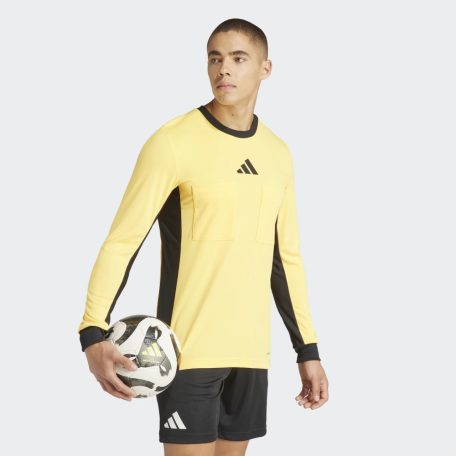 adidas REF 24 hosszúujjú játékvezetői mez, sárga, XL-es méret